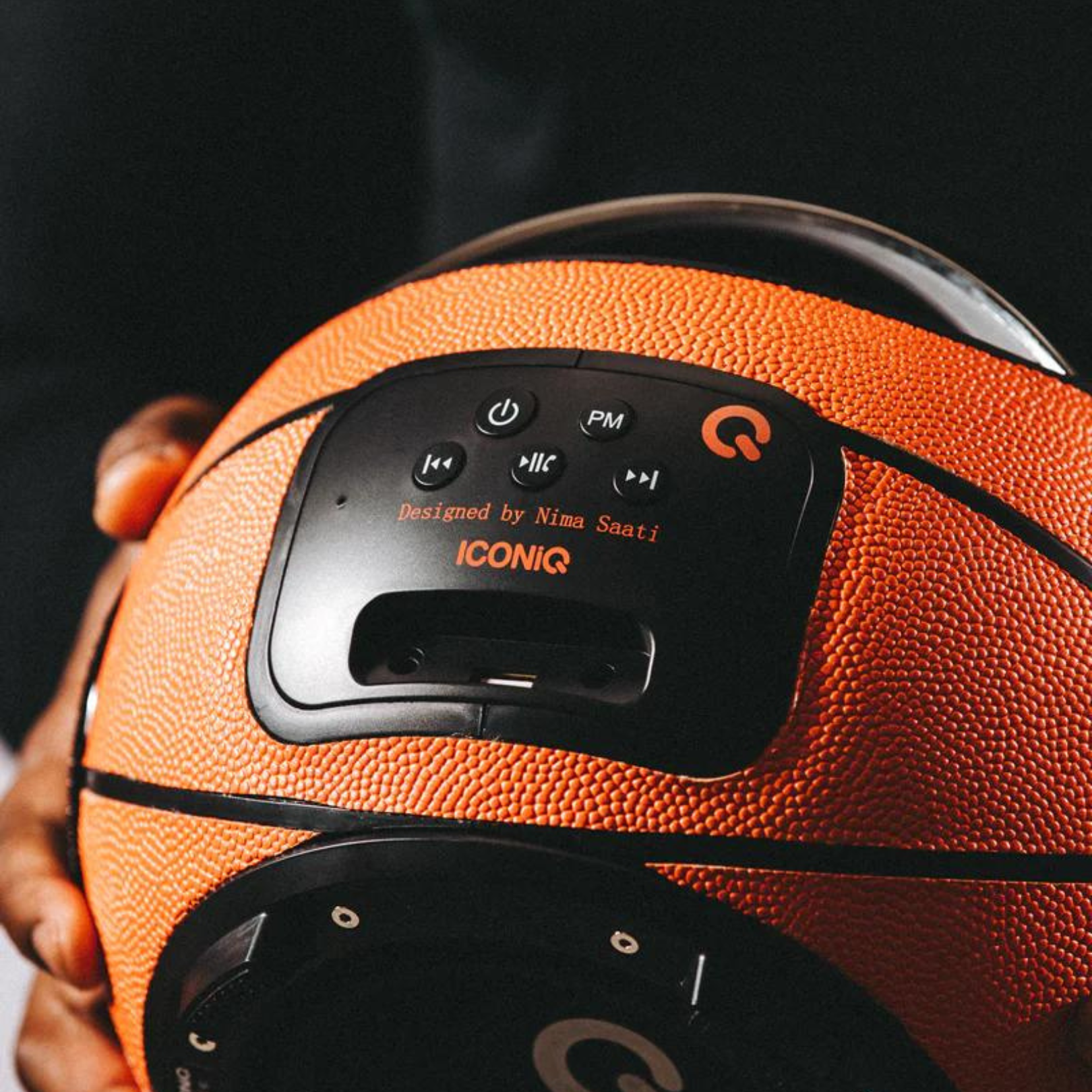 IconiQ Basketball Speaker - Classic Orange