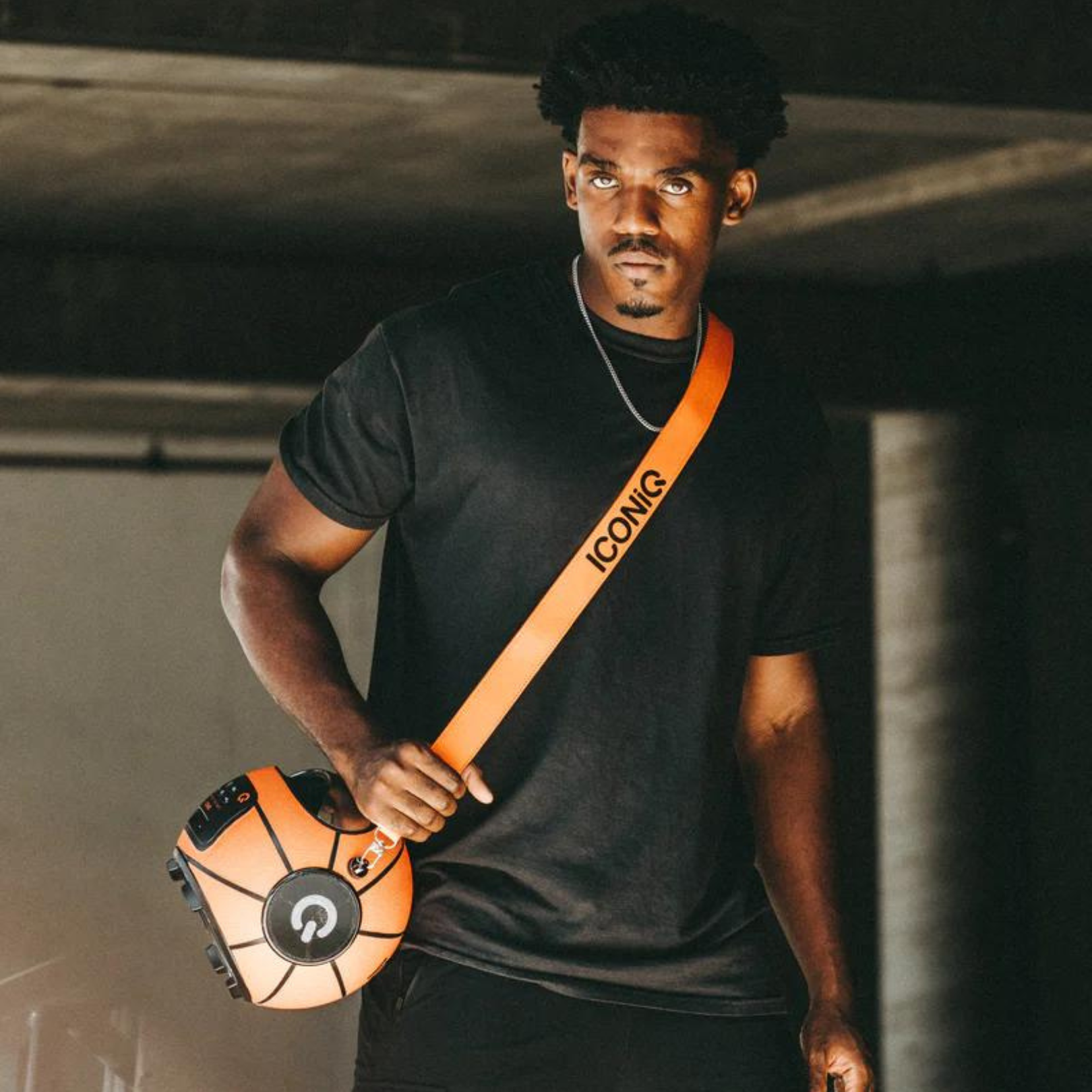 IconiQ Basketball Speaker - Classic Orange