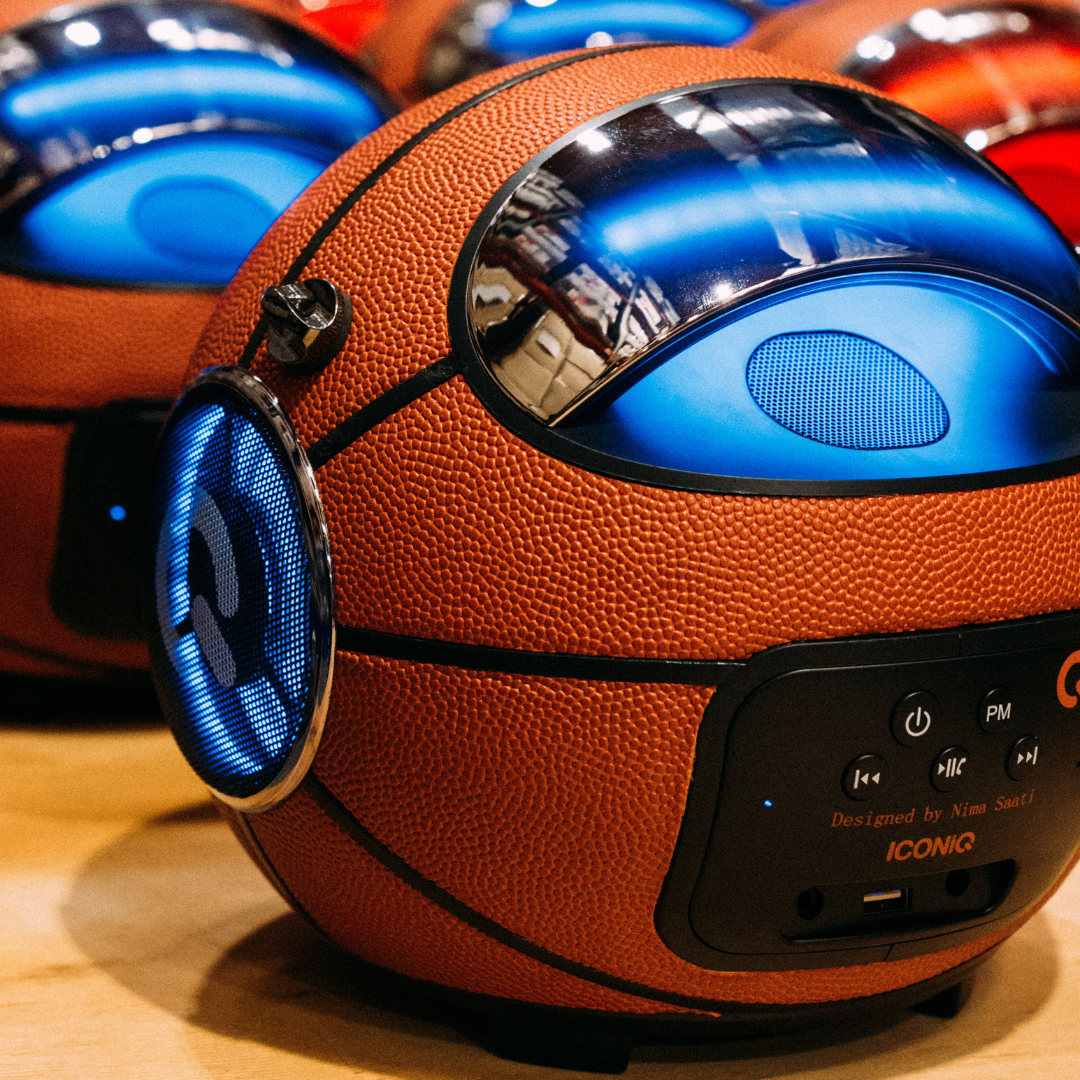 IconiQ Basketball Speaker - Classic Orange